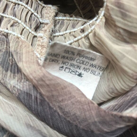 Amore Couture Bohemian Scoop Neck Blouse XS - Picture 6 of 6